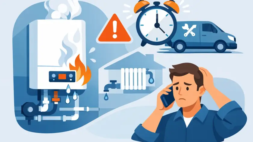Kazán szerviz: mikor kell azonnal hívni?