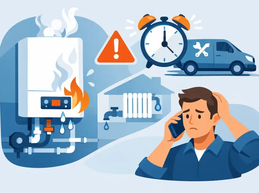 Kazán szerviz: mikor kell azonnal hívni?
