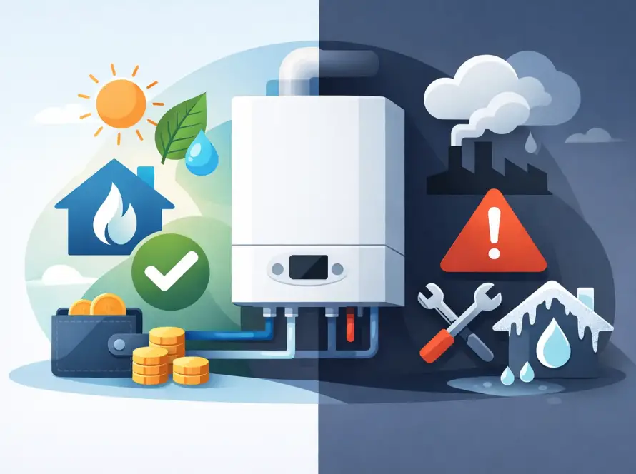 Kondenzációs kazán előnyei és hátrányai