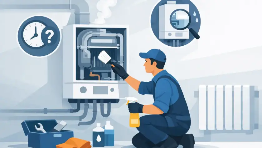 Kondenzációs kazán tisztítás: mikor kell?