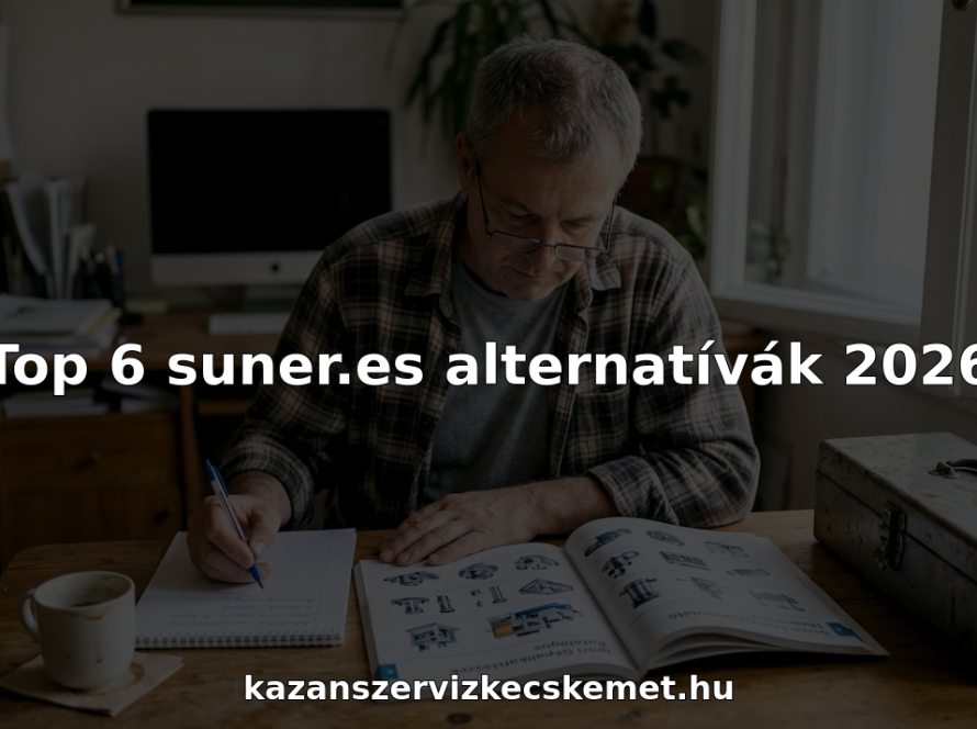 Egy szerelő éppen fűtéstechnikai alkatrészek katalógusait böngészi és hasonlítja össze.