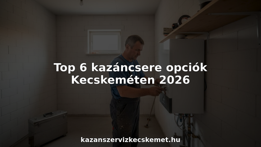 A szerelő új kazánt szerel be egy családi házban.