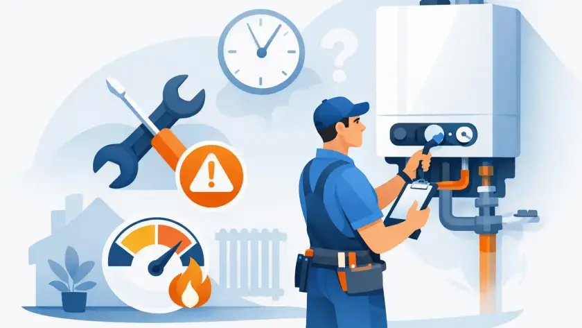 Kazán karbantartás azonnal - mikor kell?