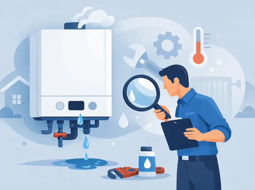 Miért csöpög a kazán? Gyakori okok