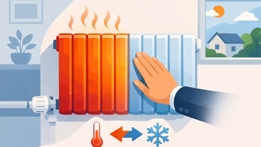 Radiátor nem melegszik fel teljesen?